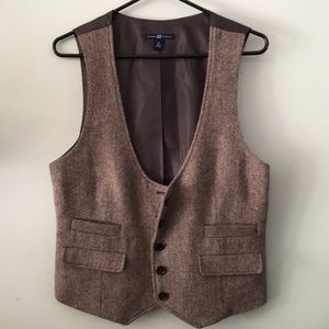 GAP Wool Harringbone Vest